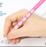 得力（deli）洞洞鉛筆12支HB粉色特粗桿易抓握兒童矯姿鉛筆學(xué)生練字筆學(xué)生開(kāi)學(xué)文具 曬單實(shí)拍圖