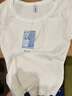 森馬（Semir）涼感T|短袖T恤女夏季短款緊身大圓領(lǐng)正肩純色基礎款101325100006 曬單實(shí)拍圖