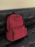 viney書(shū)包女時(shí)尚大容量小學(xué)初中高中大學(xué)生高顏值雙肩包輕便旅游旅行包 【酒紅】女生實(shí)用走心 百搭休閑簡(jiǎn)約通勤包 曬單實(shí)拍圖