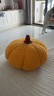 皮爾卡丹（pierre cardin）北歐ins風(fēng)可愛(ài)南瓜抱枕毛絨創(chuàng  )意客廳沙發(fā)靠墊床頭裝飾-黃 曬單實(shí)拍圖