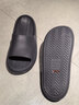 京東京造【泡泡云】踩屎感厚底輕盈防滑外穿拖鞋涼拖男士 灰色42-43 曬單實(shí)拍圖