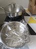 【采銷(xiāo)推薦】真316L不銹鋼雪平鍋小奶鍋 蒸鍋湯鍋嬰兒輔食鍋 316L加厚22CM【蒸籠套餐】+304蒸格 曬單實(shí)拍圖