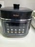 海爾多功能家用高壓鍋壓力鍋雙膽排氣大容量觸控高壓力可預約5L6L 5L雙膽【觸控彩屏】 5L 曬單實(shí)拍圖