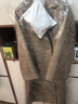 三只小山羊【楊冪同款】中長(cháng)老錢(qián)風(fēng)100純羊絨大衣雙排牛角扣冬季大衣女 駝色 XL 曬單實(shí)拍圖