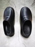 QYCKABY醫用手術(shù)室拖鞋男士防水防滑包跟厚底不臭腳eva包頭女士護士涼鞋 黑色【醫護級品質(zhì)】 42-43 正碼 曬單實(shí)拍圖