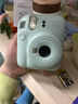 富士（FUJIFILM）instax mini12一次成像相機 立拍立得一次成像相機拍立得相機 Mini12繡球藍 標配（無(wú)相紙） 曬單實(shí)拍圖