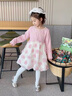 G.duck小黃鴨女童連衣裙春秋裝2026新款兒童公主裙女寶寶小香風(fēng)禮服裙子 粉色 90 建議80-90cm1歲半-2歲 曬單實(shí)拍圖