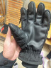 安踏（ANTA）保暖手套冬季男騎行手套滑雪防寒風(fēng)超厚觸屏防水電動(dòng)車(chē)登山 黑色M 曬單實(shí)拍圖