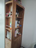 香木語(yǔ)實(shí)木書(shū)架夾縫置物架書(shū)柜客廳靠墻窄收納柜櫻桃木色儲物柜30CM窄柜 曬單實(shí)拍圖