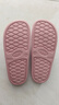 路路佳eva拖鞋女交叉一體成型家居防滑耐磨無(wú)味浴室軟底輕便老式?jīng)鐾?皮粉色 （加厚軟底 靜音無(wú)味） 40 （建議39的腳穿） 曬單實(shí)拍圖