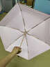 RSRDDY德國品牌12厘米棕櫚遮陽(yáng)傘，防曬和紫外線(xiàn)防護，緊湊便攜，晴天或 淺妃色黑 12cm掌心傘 92cm 曬單實(shí)拍圖