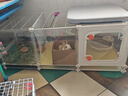 蔻絲透明兔籠子家用室內大號帶接糞托盤(pán)荷蘭豬侏儒兔寵物專(zhuān)用豪華別墅 曬單實(shí)拍圖
