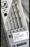 博世（BOSCH）六角柄木工鉆頭套裝家具組裝維護打孔安裝5支裝 2/3/4/5/6mm 曬單實(shí)拍圖