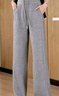 啄木鳥(niǎo)褲子女直筒褲2025秋冬新款高腰顯瘦顯高百搭衛褲休閑褲 深灰 M 曬單實(shí)拍圖