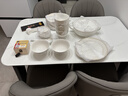 景德鎮碗碟套裝高檔碗盤(pán)家用喬遷送禮輕奢簡(jiǎn)約瓷器餐具整套禮盒 【56件10人套裝】禮盒裝 曬單實(shí)拍圖