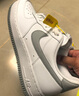 耐克NIKE男空軍一號AF1 運動(dòng)鞋FJ4146-100白灰43 曬單實(shí)拍圖