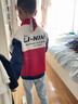 李寧（LI-NING）童裝兒童衛衣男女小大童新年款柔軟親膚開(kāi)衫衛衣外套130YWDW319-1 曬單實(shí)拍圖