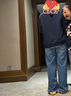 蓋璞女童秋季款水洗寬松闊腿牛仔褲兒童裝長(cháng)褲美版797337 曬單實(shí)拍圖