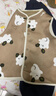 巴拉巴拉童裝兒童馬甲兩面穿背心秋冬裝羊羔絨上衣服男女寶寶衣服 咖色狗狗 110 曬單實(shí)拍圖