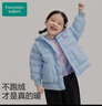 全棉時(shí)代兒童男女童秋冬棉服外套大衣保暖童裝棉衣嬰兒少年易去污款 【易去污款】灰冰藍(女童) 130 曬單實(shí)拍圖