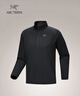 ARC'TERYX始祖鳥(niǎo) DELTA 1/2 ZIP 男子 抓絨衫 BLACK/黑色 L 曬單實(shí)拍圖