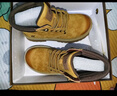 駱駝（CAMEL）山丘經(jīng)典大黃靴反絨馬丁靴戶(hù)外工裝靴 L23W076065 土黃 35 曬單實(shí)拍圖