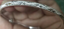 老鳳祥滿(mǎn)天星銀手鐲純足銀女款生日禮物送女朋友老婆正品銀首飾素圈 滿(mǎn)天星手鐲【配品牌禮盒】 20±1g 曬單實(shí)拍圖