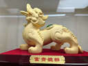 臨芝絨沙金貔貅擺件招財高級感辦公室桌面裝飾擺設公司開(kāi)業(yè)大吉禮物 大號富貴貔貅35*19*24CM 曬單實(shí)拍圖