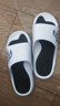 回力運動(dòng)拖鞋男浴室內戶(hù)外不易滑厚底涼拖鞋HL39391白黑色43-44碼 曬單實(shí)拍圖