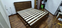 京東京造家居悅楓實(shí)木床 天然橡膠木 主臥雙人床胡桃色1.8×2米 曬單實(shí)拍圖