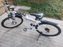 SANGPU折疊自行車(chē)成人山地車(chē)公路學(xué)生男變速賽車(chē)越野單車(chē)通勤城市代步女 頂配輻條-白黑【升級厚輪胎】 26寸21速【適合身高165-180cm】 曬單實(shí)拍圖