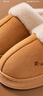 俞兆林（YUZHAOLIN）棉拖鞋居家用室內厚底保暖毛絨棉鞋 YG978 曬單實(shí)拍圖