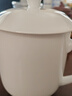 宜宜陶瓷經(jīng)典會(huì )務(wù)茶杯400ml 帶蓋馬克杯辦公開(kāi)會(huì )議招待水杯子景德鎮制 曬單實(shí)拍圖