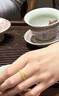 周生生婦女節足金愛(ài)情密語(yǔ)皇冠黃金戒指開(kāi)口戒金飾品90227R計價(jià)3克 曬單實(shí)拍圖