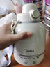 美的（Midea）美的便攜式電熱燒水杯電熱水壺旅行保溫杯小型燒水壺可調溫一鍵保溫無(wú)縫 0.5L 普通款丨4H保溫 曬單實(shí)拍圖