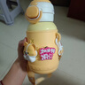 德國兒童保溫杯6-12歲上學(xué)專(zhuān)用水杯背帶吸管水壺長(cháng)效保溫童趣水杯 動(dòng)物樂(lè )園保溫杯(普通款)-白色+杯刷+3D貼 550ml 曬單實(shí)拍圖