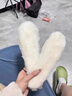 3AnGnI羊毛保暖鞋墊男冬季棉鞋墊皮毛一體加厚加絨女 曬單實(shí)拍圖