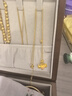 六福珠寶 黃金項鏈宋韻思蓮福滿(mǎn)傳家蓮花足金項鏈 計價(jià) 約6.87克 曬單實(shí)拍圖