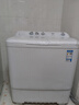 海爾（Haier）半自動(dòng)洗衣機雙缸雙桶家用大容量雙電機強勁動(dòng)力深層去污洗脫分離動(dòng)平衡脫水老式洗衣機 以舊換新 13公斤小神泡凈洗+強力去污+帶腳輪+一級能效 雙缸 曬單實(shí)拍圖