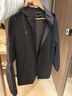 安德瑪運動(dòng)外套梭織夾克秋冬搖粒絨加厚戶(hù)外防風(fēng)跑步運動(dòng)上衣 黑色 XL 曬單實(shí)拍圖