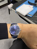 上海（SHANGHAI）手表男款 男士單歷28鉆自動(dòng)機械表 致敬系列 傳頌 藍盤(pán)皮帶 禮盒 曬單實(shí)拍圖