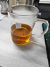 雅集茶杯耐高溫加厚玻璃茶杯不銹鋼胡桃木杯蓋茶具茶水分離杯 曬單實(shí)拍圖