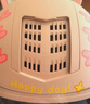 云電威3-6-12歲兒童頭盔新國標電動(dòng)車(chē)安全帽小孩四季通用小碼3C認證半盔 淺粉 S碼（52-57cm可用） 曬單實(shí)拍圖
