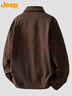JEEP吉普夾克男士外套春秋季簡(jiǎn)約復古翻領(lǐng)商務(wù)休閑潮流男裝 咖啡色 XL 曬單實(shí)拍圖