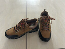 駱駝動(dòng)感駱駝男鞋真皮戶(hù)外登山鞋秋冬季男士休閑旅游鞋防滑耐磨徒步運動(dòng)鞋 深棕色633 41 曬單實(shí)拍圖