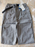 熊貓·本（ben.panda）休閑褲男戶(hù)外山系運動(dòng)特氟龍三防面料可調節腰帶松緊工裝傘兵褲 中灰色（三防面料） S 曬單實(shí)拍圖