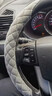 康車(chē)寶方向盤(pán)套冬季保護套汽車(chē)加熱毛絨翻毛皮把套適用奔馳奧迪特斯拉等 曬單實(shí)拍圖