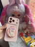 素洛適用蘋(píng)果17promax手機殼粉色西高地翻蓋鏡子iPhone16pro創(chuàng  )意卡通可愛(ài)14時(shí)尚補妝鏡面13高級感防摔 側鍵全包精孔液態(tài)硅膠（粉色+貝殼西高地粉翻蓋鏡子） iPhone 17 Pro 曬單實(shí)拍圖