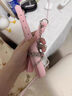 霧添花小狗骨頭項圈女鈴鐺皮革puppy牽引繩頸環(huán)情侶道具配飾小眾設計 粉色骨頭項圈+牽引繩 曬單實(shí)拍圖
