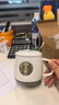 星巴克（Starbucks）杯子陶瓷馬克杯經(jīng)典黑白情侶咖啡水杯帶蓋勺大容量家用禮物盒裝 白色單杯+金色勺子+瓷蓋 曬單實(shí)拍圖